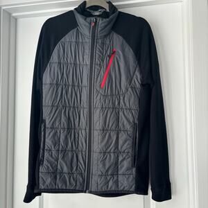 Smartwool Mens Smartloft 120 Merino Wool Jacket Grey and Black VGUC Size Medium